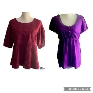 WOMENS BUNDLE XL-TWO TOPS-DEX & WONDER NATION